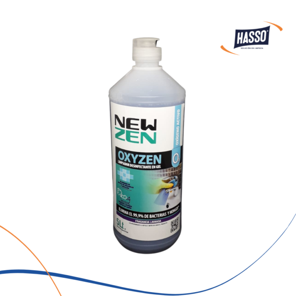 NEW ZEN LIMPIADOR DESINFECTANTE EN GEL - OXYZEN X 1Lt